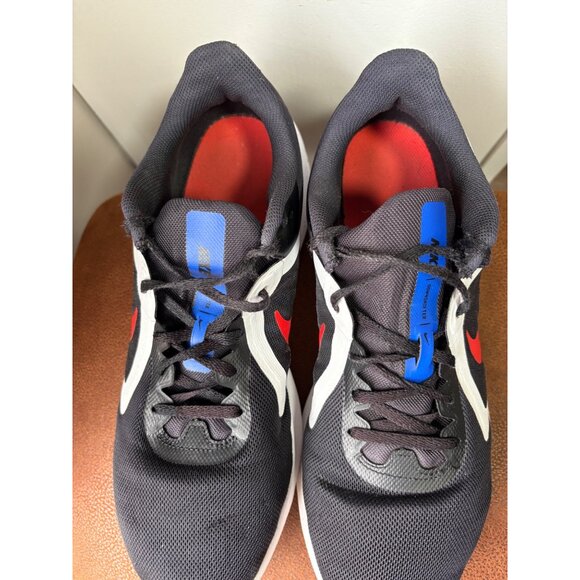NIKE MENS SNEAKER RUNNING SHOES SIZE 11 DOWNSHIFTER BLACK RED BLUE COMFORTABLE - Picture 4 of 9